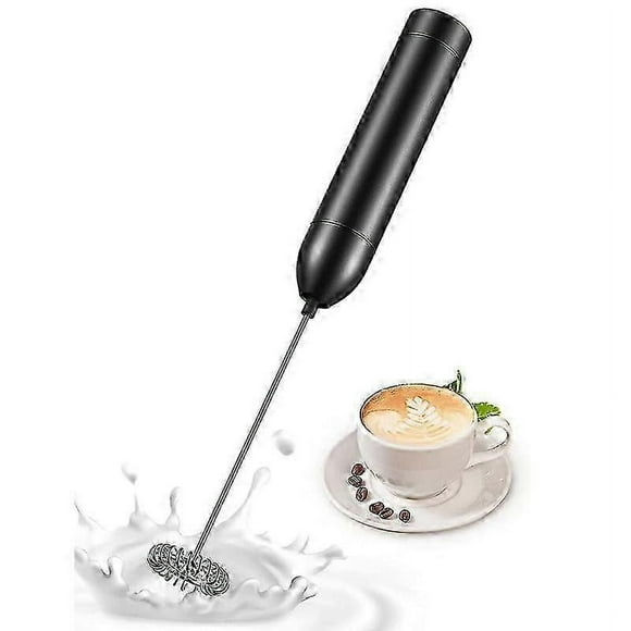 Espumador de leche para café, espumador de leche eléctrico portátil a batería para café, café con leche, chocolate caliente, macha, mini batidora portátil para bebidas