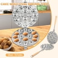thumbnail image 2 of HLONK Walnut Cookie Mold with Wood Handle 16 Holes Walnut Cookie Maker Nonstick Oreshki Mold Maker Efficient Walnut Mold Pastry Nut Cookies Maker Cookie Assorted Maker for Baking Cookies, 2 of 10