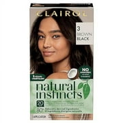 Clairol Natural Instincts Hair Color, 3 Brown Black, 1 Ea..