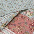 thumbnail image 4 of Patchwork Contemporaneo Quilt Set 3Pcs Reversible Multicolor Bedding Set Bedroom Quilt Bed 100% Cotton King Size, 4 of 6