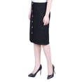 thumbnail image 2 of Knee Length Slim Tweed Knit Skirt, 2 of 3
