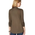 thumbnail image 3 of Aeropostale Womens Draped Shawl Sweater, Green, Juniors, Medium, 3 of 3