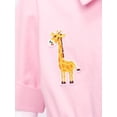 thumbnail image 6 of Miaeowve Toddler Kids Wild One Birthday Outfit One Piece Zookeeper Jumpsuit Button Down Coveralls Pink 5T, 6 of 7