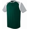 thumbnail image 1 of HighFive 312200 Adult Wildcard 2-Button Jersey, Forest/Silver Grey/White, 2XL, 1 of 1