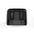 thumbnail image 3 of Mainstays 4-Slice Toaster Black with 6 Shade Settings and Removable Crumb Tray, 3 of 6