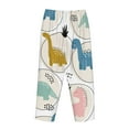 thumbnail image 5 of Daiia Cute Dinosaurs Women's Sleep Pant with Pockets and Drawstring,Pajama Pants-Medium, 5 of 9