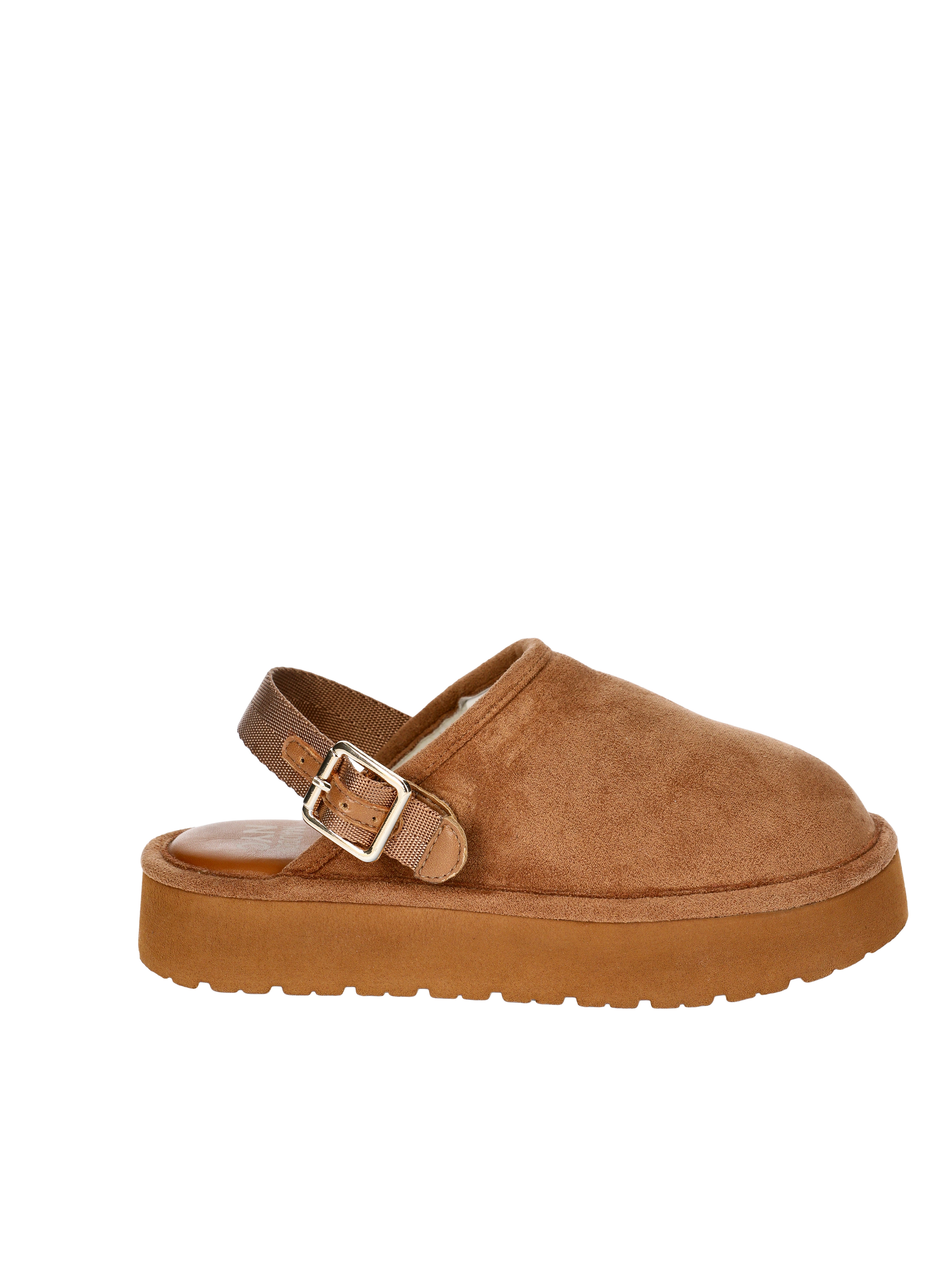 Madden NYC Little and Big Girls' Platform Clogs with Faux Shearling Lining