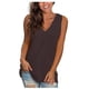 thumbnail image 1 of Camisa sin mangas con cuello en V para mujer para el verano: top informal oversize, poliéster/spandex, moda playera, tallas S-XXXXXL., 1 of 3