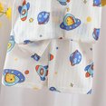 thumbnail image 5 of NOLDARES Newborn Baby Boy Clothes 2pcs Crewneck Short Sleeve Round Neck Top Drawstring Shorts Dinosaur Pattern Outfits(Gold,2-3 Y), 5 of 6