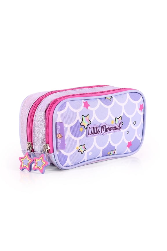 Double Compartment Pencil Case Glittering Mermaid