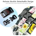 thumbnail image 4 of shiyou-4PCS Sunflower Neck Lanyards Colorful Detachable Galaxy Lanyard Badge Neck Straps (Color G), 4 of 4