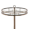 thumbnail image 3 of Furniture of America Hargrove Round Serving Cart, 3 of 5