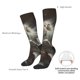 thumbnail image 4 of Fotbe Astronaut Polar Bear Roar Calcetas Divertidas Estampadas para Hombre y Mujer, Calcetas de Algodón hasta la Rodilla para Caminar, Correr, Enfermería y Embarazo, 4 of 6
