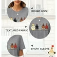 thumbnail image 6 of VILOVE Chicken Graphic Tees Mom Cute T-Shirts Womens Short Sleeve Farm Country Casual Tees Tops, 6 of 6