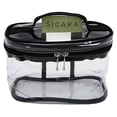 thumbnail image 1 of Sicara Sac Cosmétique Transparent Ovale Train (5.5X7.5X4), 1 of 2