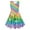 YDark Blue2553, variant on MEZZALL Girls Summer Sleeveless Dress For Daily Wear And Parties O-Neck Dresses 6-7 Years Soft Baby Wear