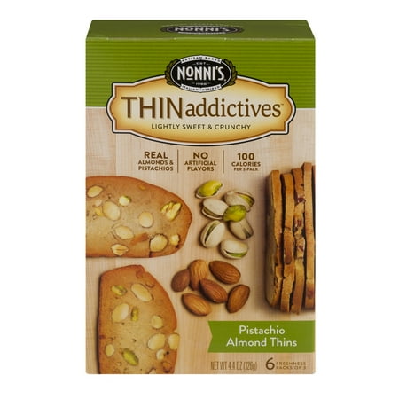 nonni's thinaddictives pistachio almond thins