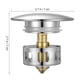 thumbnail image 2 of Tapón de desagüe para lavabo, lavabo de baño, fregadero de cocina o baño., 2 of 7