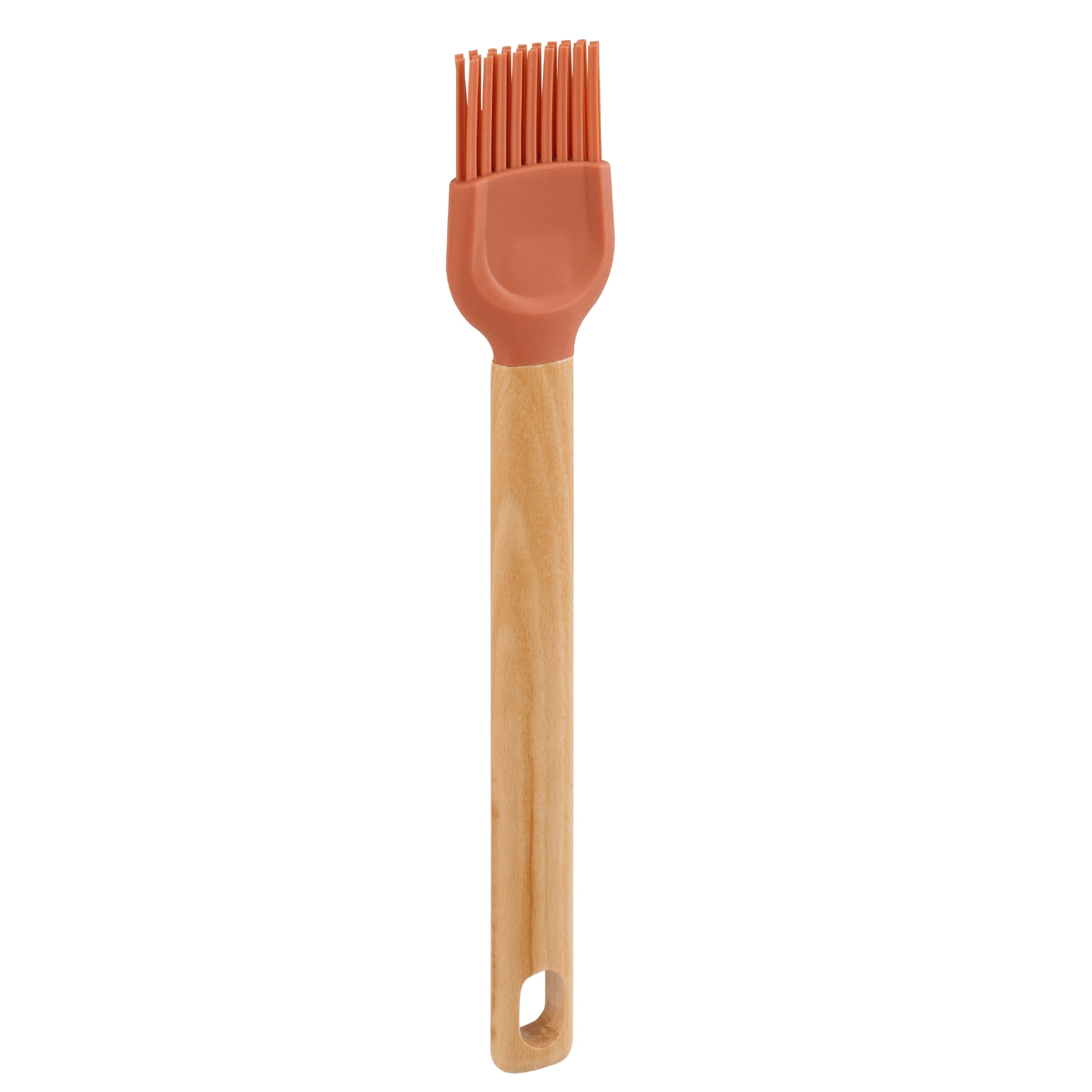 Way-to-Celebrate Silicone Kitchen Basting Brush, Orange, WAY-TO-CEL PL SILICONE BRUSH