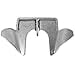 thumbnail image 3 of Wall Mount Gate Butterfly Fork Latch - 1-3/8-1-5/8" Fork - Chain Link Fence Gate Latching Hardware - Chain Link Fence Gate Parts, 3 of 4