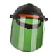 thumbnail image 5 of Máscara de soldadura con visera frontal abatible, multifuncional, material de PC protector. Verde, 5 of 9