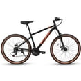 thumbnail image 5 of 24 Inch Mountain Bike Teenagers, High Carbon Steel Frame, Disc Brakes, Durable , Brown Edge Tires, Ideal for School Commuting, 5 of 9