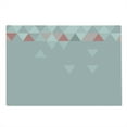 thumbnail image 2 of Abstract Cutting Board, Geometric Triangles Polygonal Style Modern Symmetric Forms Art Pattern, Decorative Tempered Glass Cutting and Serving Board, Large Size, Grey Coral Pale Pink, by Ambesonne, 2 of 5