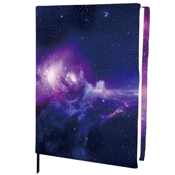 Polyester Book Covers Elastic Notebook Wraps Rectangle Starry Sky 400x250mm