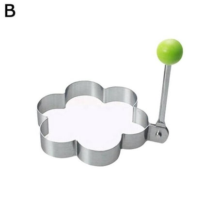 

Steel Pancake Moulds Molds Ring Cooking Fried Shaper Egg Tools G0C5