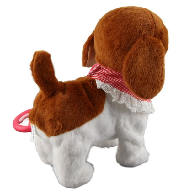 Juguete Interactivo Para Perros, Juguete De Perro Cachorro Que Camina Y Ladra Con Correa De Control Remoto Para Niños, 5 Tipos De Voz Malcriada Y 8 Canciones En Inglés