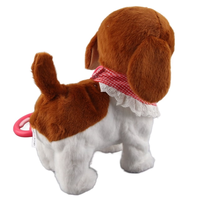 Juguete Para Perro Cachorro Que Camina Y Ladra, Juguete De Peluche Electrónico Con Correa De Control Remoto Para Niños Pequeños, Construido En 5 Spoiled Voz Y 8 Canciones En