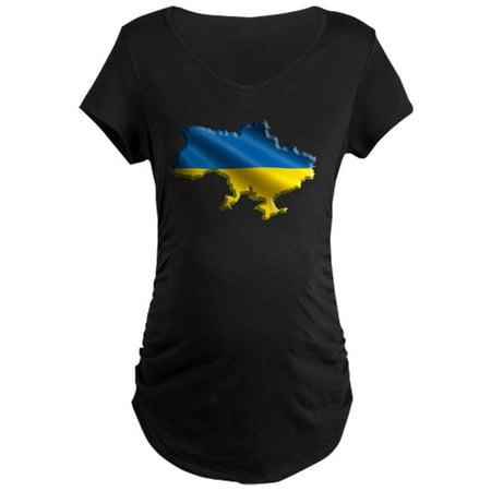 

CafePress - Ukraine Pride Love Ukrainian Fla Maternity T Shirt - Maternity Dark T-Shirt