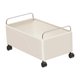 thumbnail image 3 of Carro Móvil Organizador con Ruedas para Almacenamiento Estantería Compacta para Libros Y Papelería Cesta de Juguetes en Acero Y Madera Adecuado para D Blanco L, 3 of 8