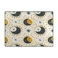 thumbnail image 2 of Ryvnso Sun Moon and Stars Area Floor Rugs Soft Non-Slip Large Mats Nursery Carpets 63" x 48", 2 of 7