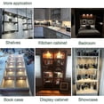 thumbnail image 5 of 3/4/6/8/10pcs Dimmable Led Under Cabinet Lighting 12v Slim Aluminum Dimmable Puck Lights Kit For Wardrobe Bookshelf Closet Light( Size,color : 3pcs-co, 5 of 5