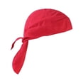thumbnail image 3 of Chapeaux Bonnets Foulard Bandana Sec Unisexe Style Décontracté Bandana Protection Tête Nouée Hip Pop Couleur Unie Capuche Sports Extérieurs Cyclisme Randonnée rose Foncé, 3 of 5