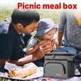 thumbnail image 5 of 6.7x7.8x10 Inch Insulated Lunch Box for Men And Women, Leak-Proof Cooler Lunch Bag with 4 Pockets, Adjustable Strap Ideal for Work, Picnic, Travel (Three Color Option), 5 of 5