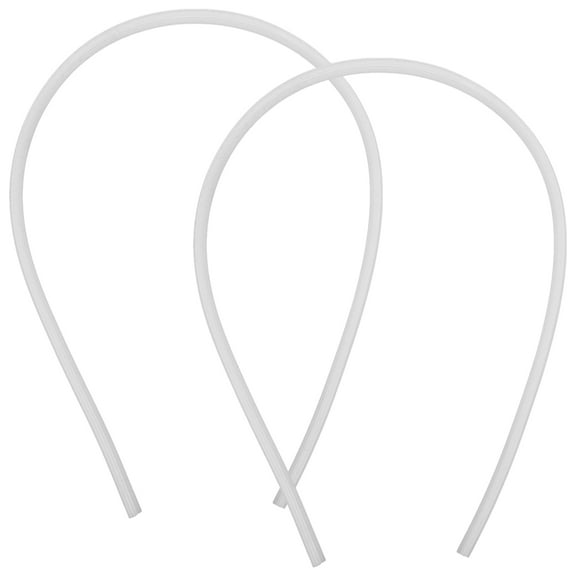 Worgeous 2Pcs White Silicone Wiper Refills for Car Windshield with Frameless Design 14-28 Inches