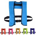 thumbnail image 1 of Life Jacket, Automatic Inflatable Life Jacket Vest, Adult Life Vest Water Sports Fishing Kayak Boating Jacket Life Jacket, Automatic and Manual Fast Inflation in 3-5 Seconds, CE Approved, 1 of 7