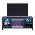 "Ameriwood Home Lumina Deluxe Modern Fireplace TV Stand with LED Lights
