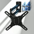 thumbnail image 4 of MountFTV Full Motion TV Wall Mount Bracket 360°Rotation for 13-42 inch Flat Curved Screen Universal TVs & Monitors, Max 200x200mm, Holds up to 44 lbs, 4 of 9