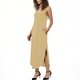thumbnail image 5 of Vestido Corto para las Mujeres Verano Cuello en V Color Sólido Vestido de Cambio de Manga Corta con Bolsillos, Top de Primavera Casual para el Uso Diario, 5 of 7
