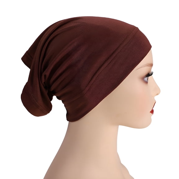 TELOLY Yoga Workout Head Bands Slip on Pre Tied Head Scarves Women Headwear Turban Caps Head Wrap Headscarf for Women Girls Cap Lady Lei Feng Hat 1Pc