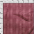 thumbnail image 2 of oneOone Polyester Lycra Carmine Red Fabric Geometric Bandhani Sewing Craft Projects Fabric Prints By Yard 56 Inch Wide, 2 of 4