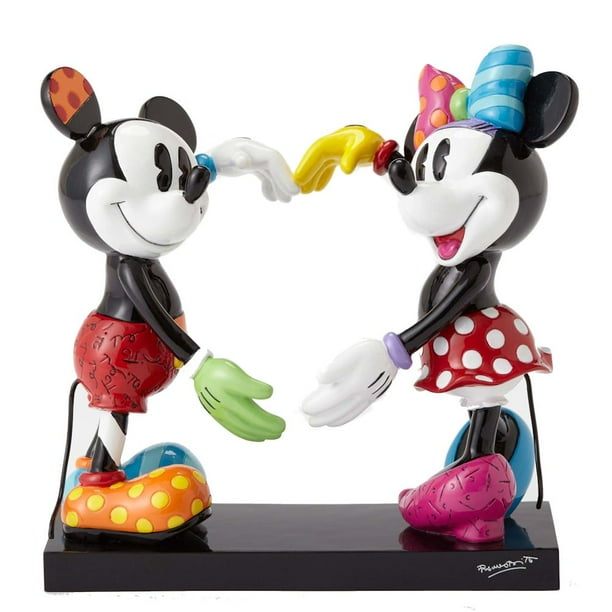 Disney by Britto Mickey and Minnie Figurine - Walmart.com - Walmart.com