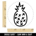 thumbnail image 2 of Pineapple Doodle Self-Inking Rubber Stamp Ink Stamper - Orange Ink - Small 3/4 Inch, 2 of 7