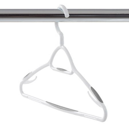 Neatfreak Heavy Duty Non-Slip Clothes Hanger, White, 20-Pack