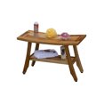 thumbnail image 5 of EcoDecors® Satori® 28" Teak Wood Shower Bench with Shelf in EarthyTeak Finish, 5 of 11