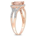 thumbnail image 4 of Everly Women's Morganite 10K Rose Gold Engagement Ring, 4 of 9