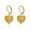 Gold A, variant on 14K Gold Plated Dangle Earrings for Women,Lightweight Circle Disc Coin Geometric Flat Brushed Drop Earrings, Hypoallergenic Leverback Earrings Jewelry